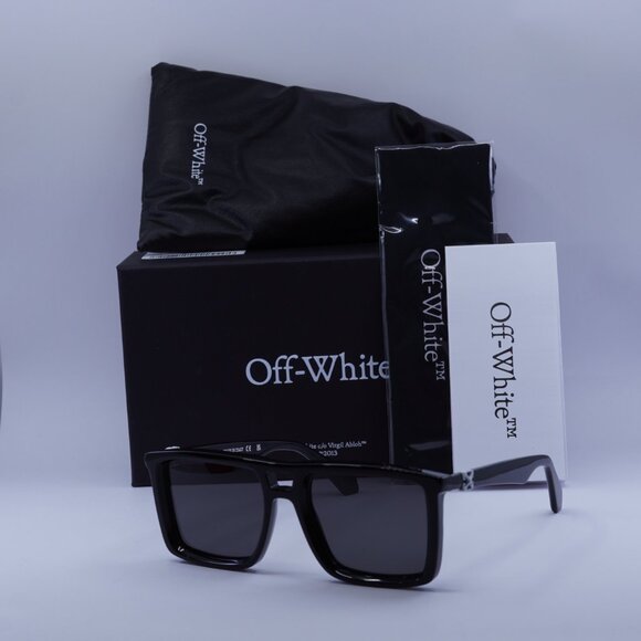 Off-White OERI13W STRATFORD 1007 Square Sunglasses – Black/Grey - Picture 3 of 9